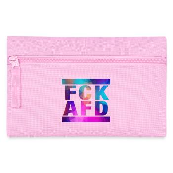 FCK AFD - Setting an example against the right, against Nazis - Pencil Case - pink - Front