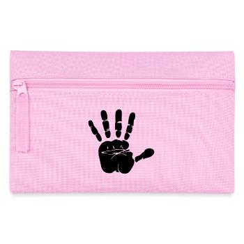 hand print - Pencil Case - pink - Front
