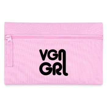 veganes T-Shirt veganes Mädchen - Federtasche - Rosa - Vorne