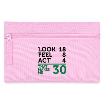 I am 30 years old, but .... - Pencil Case - pink - Front