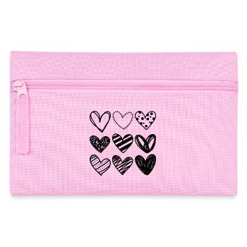 Nine Hearts - Pencil Case - pink - Front
