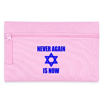 Never again is now - Federtasche - Rosa - Vorne