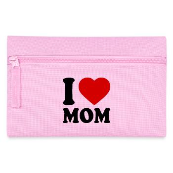 I love mom - Federtasche - Rosa - Vorne