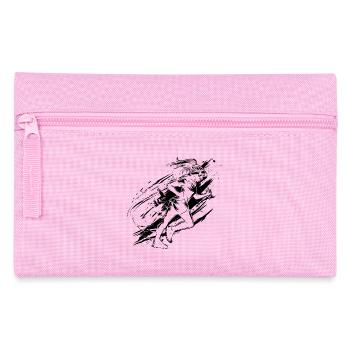 Läuferin Zeichnung - Federtasche - Rosa - Vorne