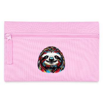 Faultier - Federtasche - Rosa - Vorne