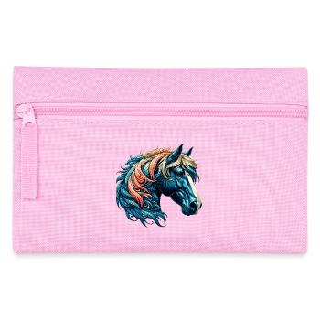 Pferd - Federtasche - Rosa - Vorne