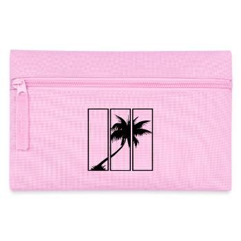 Holiday View (Black) - Pencil Case - pink - Front