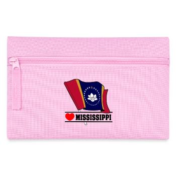 Hinweis Mississippi Herz MISSISSIPPI - Federtasche - Rosa - Vorne
