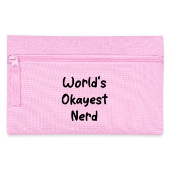 worlds_okayest_Nerd - Trousse - rose - Devant