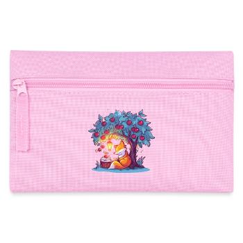 Kirschenbaum-Fuchs bei Laterne - Federtasche - Rosa - Vorne
