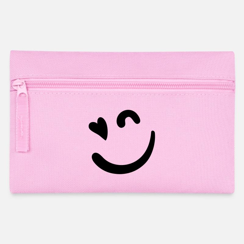 Logo Beacon – Vert néon - Trousse - rose