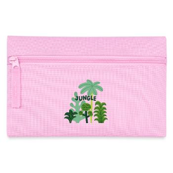 Conception estivale des plantes tropicales de la nature de la jungle - Trousse - rose - Devant