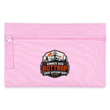 Kommste nach Bottrop, krisse aum Kopp drop - Federtasche - Rosa - Vorne