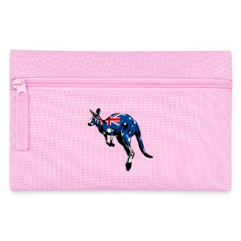Australian Kangaroo Australia - Pencil Case - pink - Front