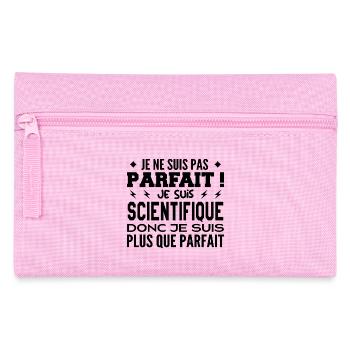 Un Scientifique plus que parfaite, métier de rêve - Trousse - rose - Devant