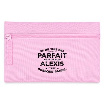 Alexis Ein Name, eine Haltung Humor Alexis - Federtasche - Rosa - Vorne