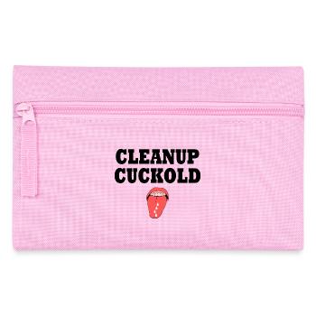 cleanup cuckold - Pencil Case - pink - Front