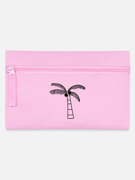 Palme - Federtasche - Rosa
