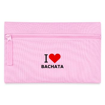 I Love Bachata Shirt - DanceShirts - Pencil Case - pink - Front