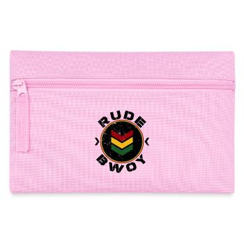 Rude Bwoy black distressed - Federtasche - Rosa - Vorne