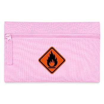 inflammable - Pencil Case - pink - Front