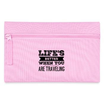 Travel the World - Pencil Case - pink - Front