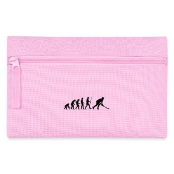 Die Evolution des Hockey Feldhockey als Geschenk - Federtasche - Rosa - Vorne