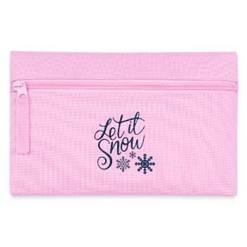 Let it snow - Federtasche - Rosa - Vorne