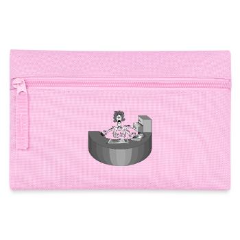 Rezeption Frau Multitasking Idee Geschenk Arbeit - Trousse - rose - Devant