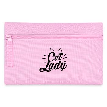 Katzen Dame Geschenk Idee - Pencil Case - pink - Front