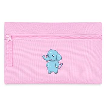 Standing elephant - Pencil Case - pink - Front
