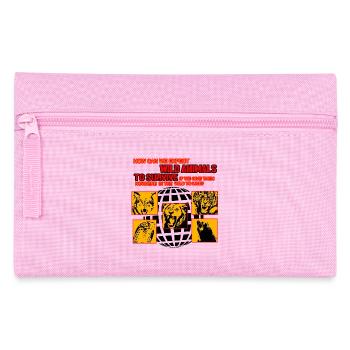 Animaux sauvages pour survivre! - Trousse - rose - Devant