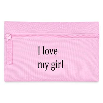 J'aime ma fille. idée cadeau - Trousse - rose - Devant