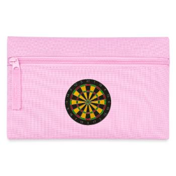 DARTscheibe / DARTboard - Federtasche - Rosa - Vorne
