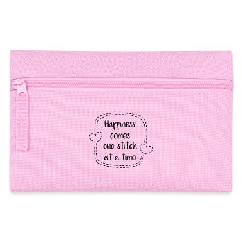 Sewing gift hobby needle tailor profession hobby - Pencil Case - pink - Front