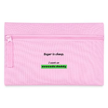 Je veux AVOCADO DADDY! - Trousse - rose - Devant