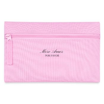 PLUS AMOR - POR FAVOR - Trousse - rose - Devant