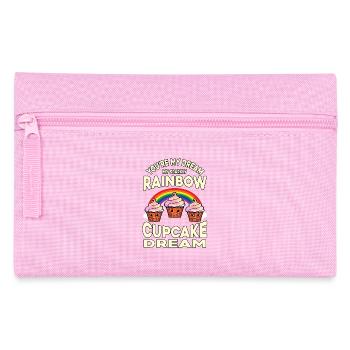 You re my dream my sparkly rainbow cupcake dream - Federtasche - Rosa - Vorne