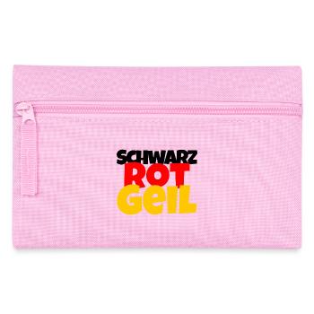 Schwarz Rot Geil Schwarz Rot Gold - Federtasche - Rosa - Vorne