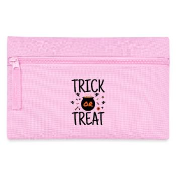 Trick Or Treat - Halloween Süssigkeiten Streiche - Federtasche - Rosa - Vorne