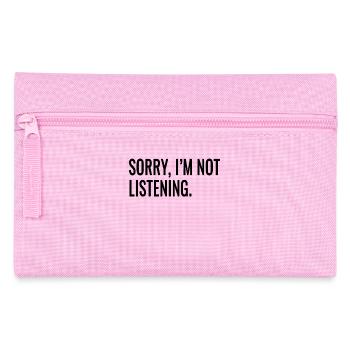 funny sayings sarcasm - Pencil Case - pink - Front