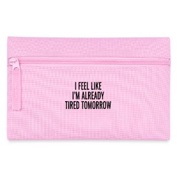 funny sayings - Pencil Case - pink - Front