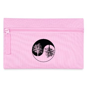 ying yang tree - Pencil Case - pink - Front