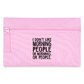 Spruch - Federtasche - Rosa - Vorne
