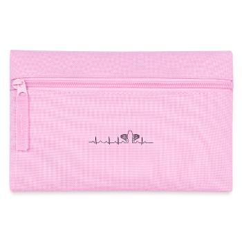 Boxer Motor Herzfrequenz Herzschlagen - Federtasche - Rosa - Vorne