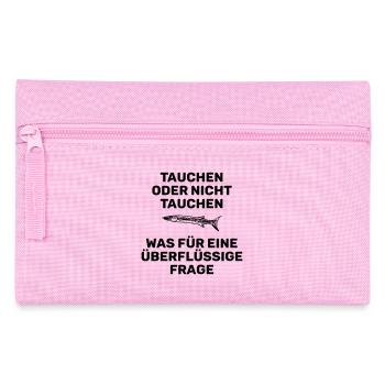 DIVING OR NOT DIVING - Pencil Case - pink - Front