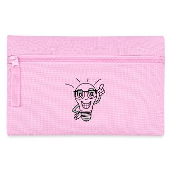 light bulb - Pencil Case - pink - Front