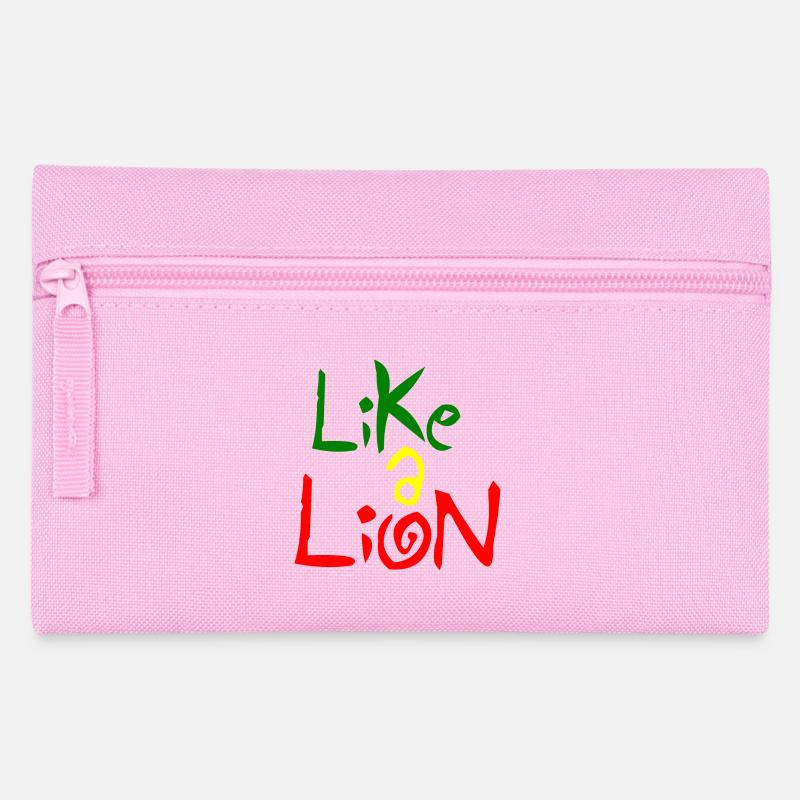 Like A Lion - Federtasche - Rosa