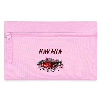 Havanna Skyline / Kuba Geschenk Stadt Karibik - Federtasche - Rosa - Vorne