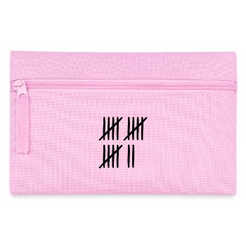 Strichliste 17 Jahre Geburtstag - Federtasche - Rosa - Vorne